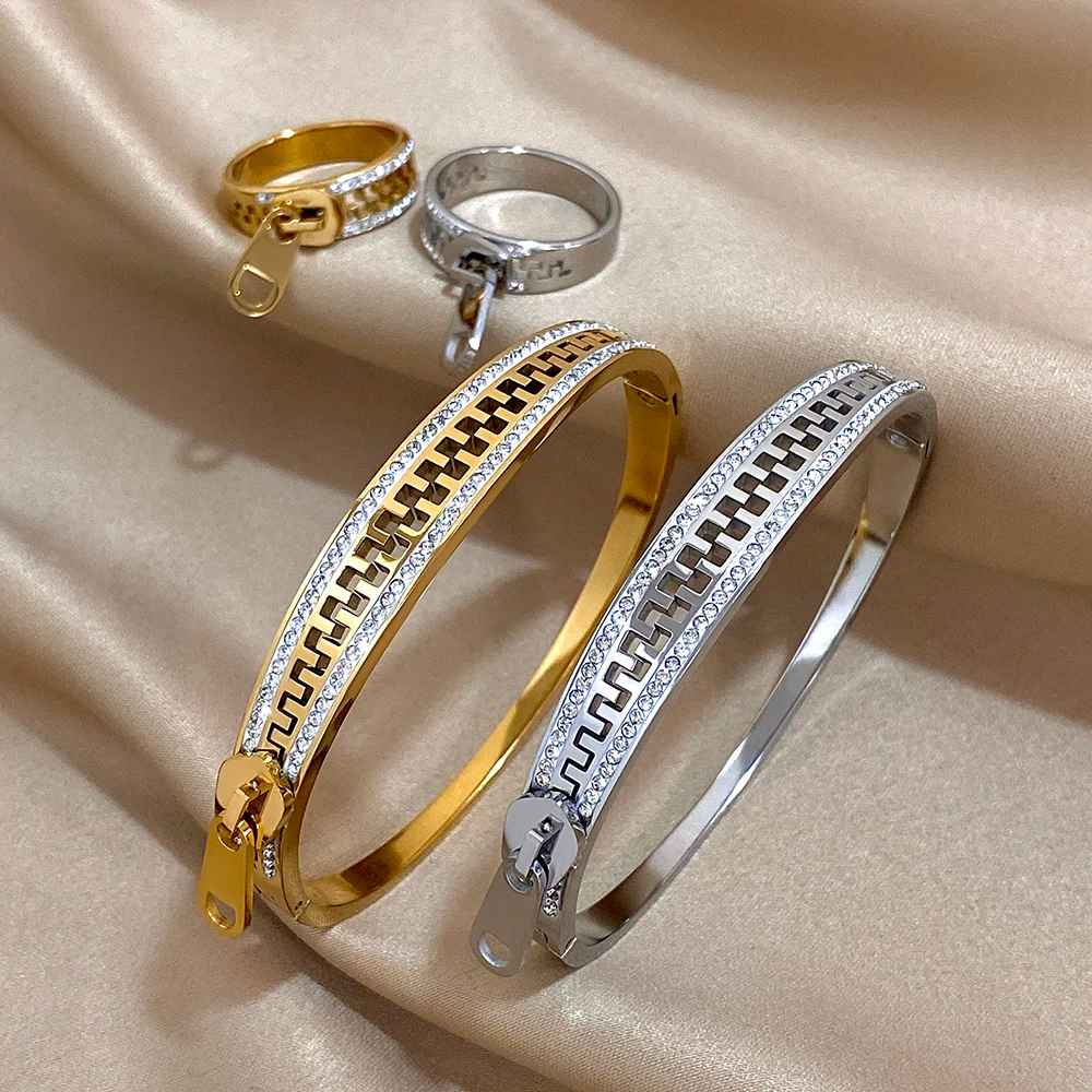 Bracelet Lalla et sa bague en acier inoxydable – Image 4