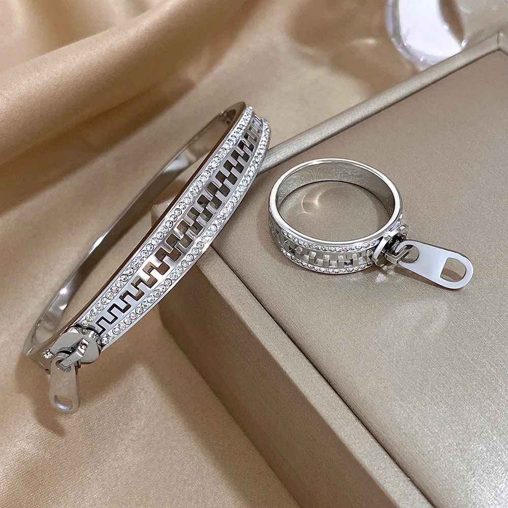 Bracelet Lalla et sa bague en acier inoxydable – Image 3