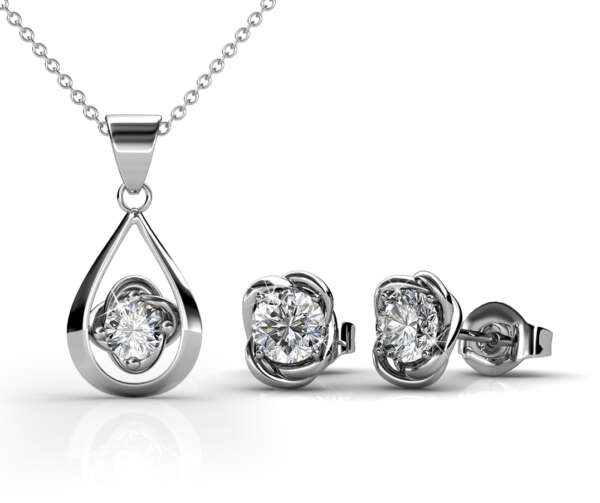 Parure Alvara en argent et Swarovski