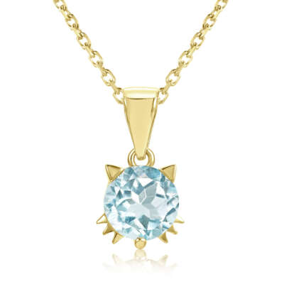 Pendentif Prisca en argent orné de Swarovski