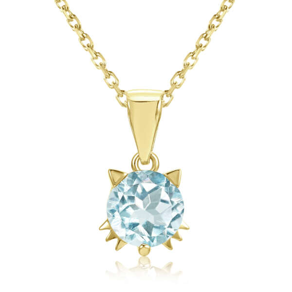 Pendentif Prisca en argent orné de Swarovski
